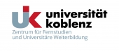 Logo Universit&auml;t Koblenz - Zentrum f&uuml;r Fernstudien und Universit&auml;re Weiterbildung ZFUW