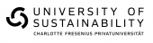 Logo University of Sustainability &ndash; Charlotte Fresenius Privatuniversit&auml;t